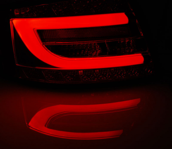 LED Lightbar Design Rückleuchten für Audi A6 4F (C6) 04-08 Limousine chrom (6Pin)